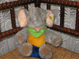 Steiff Germany 6112/35 Happy Elephant 35cm KF Button & Tag