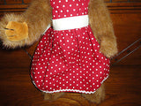 Bearington Bears JACKIE Polka Dot Dress Item 1539 w tags 14 inch Retired