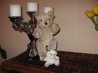 Vintage Dutch Holland Jointed Bear & K&M Europe Kitten