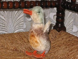 Steiff Mohair Duck Ente 6311 4.3 inch 11 cm Button Felt beak