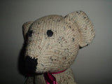 Handmade Knitted Bear Large 19 Inch Very RARE