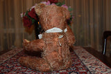 Antique Heunec Germany Bear Hetro Voice Box Ich Bin Dein Dreapy Mohair 1960s