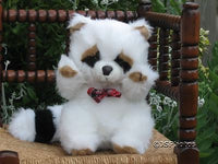 Dutch Holland  White Raccoon Stuffed Plush Toy