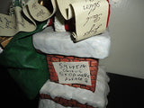 Christmas Vintage 1989 Clothtique Possible Dreams Santa in Chimney  713045