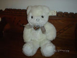 Russ Caress Soft Pets Christmas Bear  " Silver "