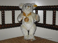 Steiff Danbury Mint UK 2000 Millennium White Mohair Bear 654701 Rare