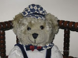 Austria Teddy Bear Gray Plush Millennium 2000 Collection 3D Promotion 17 Inch