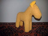 Original Kathe Kruse Museum Displayed Model by Hanne Kruse Yellow Horse Retired