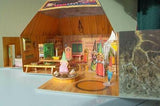 Rien Poortvliet David the Gnome House KABOUTERHUIS Cardboard Building Boards VTG