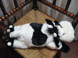 Various Dutch lot of 3 Cows Plush 2 laying + 1 Watch