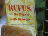 Russ UK Rufus Bear With Diabetes 24026 Carol Cramer