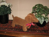 Vintage Kaeminga Holland Dachshund Dog w Voicebox Barking Toy