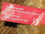 Metro Soft Toys UK Girl Bear Hailey Limited Edition