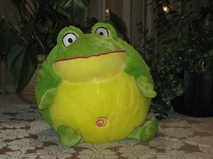 Eddy Toys Dutch Holland 11 Inch Croaking Frog Baby Safe