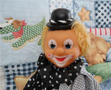 OOAK Handmade Vintage CANADA Artist Rubber Clown Doll