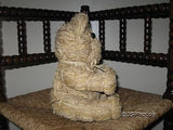 Vintage Straw Bear with Bow Made in Europe