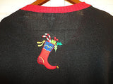 Womans Knitted Famous UGLY CHRISTMAS SWEATER Size 3X Vintage Sun Li Joy