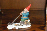 Rien Poortvliet Classic David the Gnome Kabouter Statue Louis Lovis with Horn