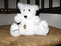 Dragon Toys LTD UK White Bear Golden Colored Medallion