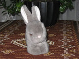 Dutch Sitting Gray Bunny Rabbit Plush