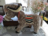 Antique Merrythought Mohair Pablo Donkey Holt Renfrew 19 Inch 1960s