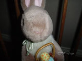 Gund Disney Classic Pooh 1996 Bunny Rabbit Egg Basket RARE