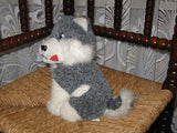 Vintage Dinotoys Holland HUSKY Dog Plush 1970s