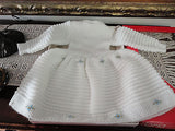 Vintage Child Knitted Dress 1973 ILARIA CREAZIONI ITALY Baby Girls Original Box