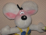 DIDDL Germany Mouse Yellow Overalls Plush 13 inch