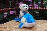 Trend Toys Apeldoorn Netherlands Plush Bear Riding a Dolphin 11 inch