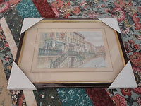 Uk Artist David Skipp Bath Avon England Framed Print From Original Watercolour