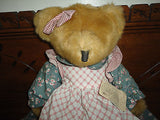 Russ Berrie Mulberry Girl Bears From Past 14 inch  All Tags Retired New