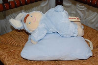 Nicotoy Belgium Baby Boy Bunny on Pillow Music Box Plays Hush Little Baby New