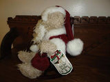 Avon Hat Box Teddies NICHOLAS Santa Claus Bear with Wooden Rocking Chair