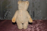 Antique Diem Germany Bear Wool Plush Jointed 1930s Shoe Button Eyes 7 inch CUTE