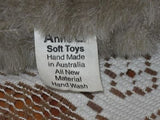 Anne Li Soft Toys Australia Handmade Beige Cream Koala Bear 6 Inch Plush