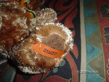Halloween Bear Jiggling JellyBean Factory Talking Ghost Teddy Plush RARE