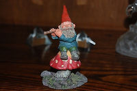 Rien Poortvliet Classic David the Gnome Statue Mo on mushroom 700112 New No Box