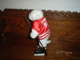 Polar Bear Canada Hockey Player Stuffed Plush