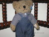 Tender Toys Holland Vintage Dutch Bear in Overalls