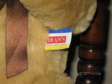 Dean's Rag Book UK Beige Teddy Bear Fully Jointed Rare Retired