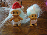 Mini Trolls Lot of 5 Santa Baby / Crawling Diaper Baby  / Pencil Topper and more