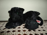 Aurora UK BABY BLACK PANTHER Stuffed Plush Green Eyes Handmade