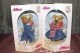 Schuco Bearli Daddy and Mommy Bear Collectible Mohair Bears NIB Set of 2