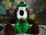 Ganz Bros Antique Vintage OKTOBERFEST GERMAN BULLDOG LEDERHOSEN Plush Outfit