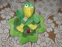 Nicky Toy Holland Duck & Ladybug on Leaf Plush Toy