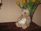Vintage Dutch Holland Jointed Bear & K&M Europe Kitten