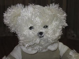 All Deco BV Belgium Girl White Teddy Bear in Cute Dress 12 Inch 42106110 L-2745