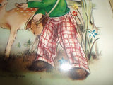 1940s Lithograph Marion Bradford Burgess Henry Sandler Co NYC 1125 Boy with Deer