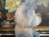 PANDA Effanbee Humpback Bear Essentials Blue Cream 100% Mohair 18in. Button/Tag